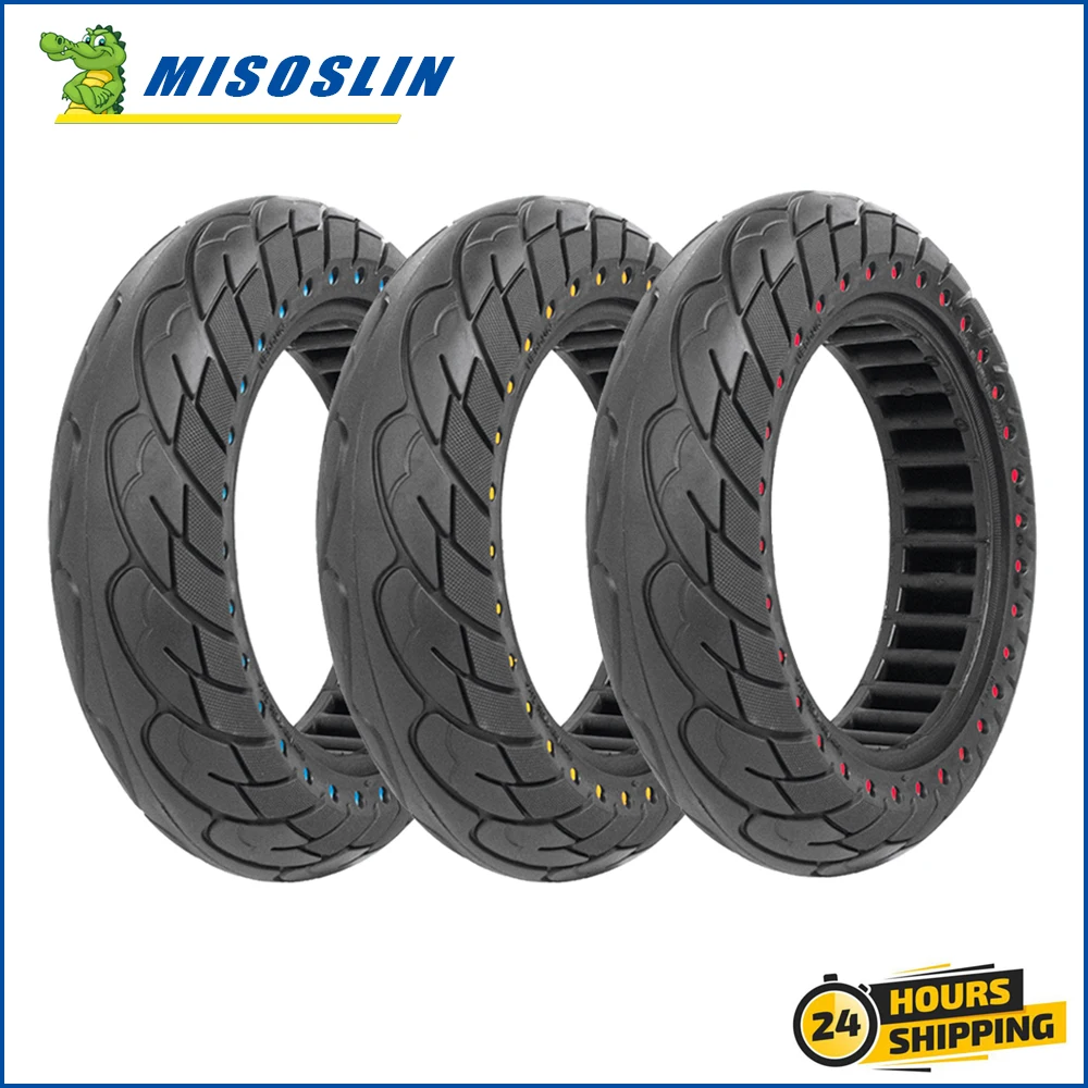 

10x2.50 Solid Tire For Ninebot Max G30 G30D Electric Scooter Explosion-Proof Tyre 60/70-6.5 Honeycomb Tires Front and Rear Wheel