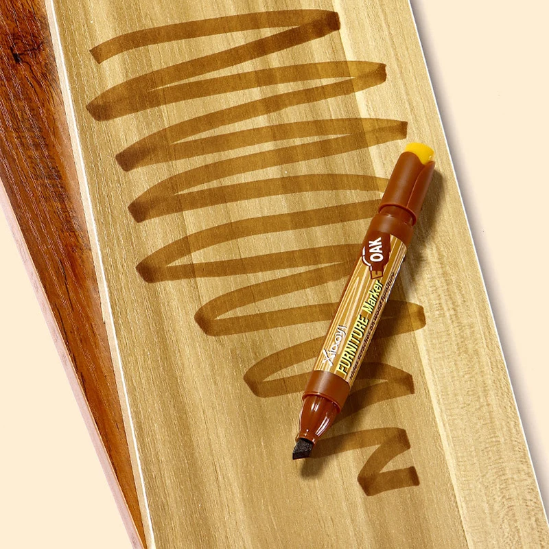 Furniture Repair Marker Pen Wood Cabinet Floor Touch Up & Filler Sticks Scratches Restore Kit Patch Paint Pen Composite Repair
