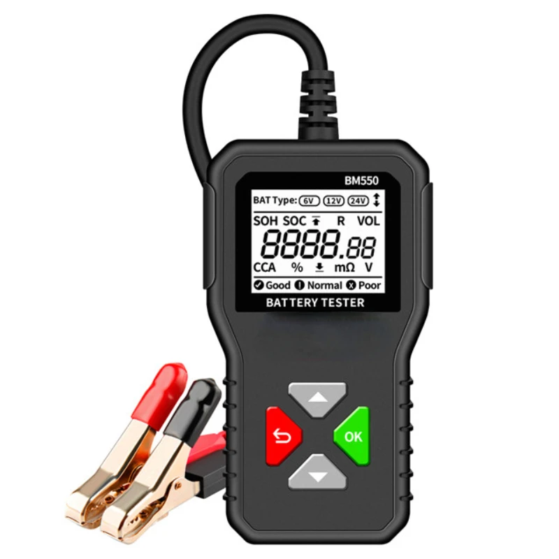 

Car Battery Tester 24V 6V 12V 3-in-1 bm 550 Automotive Test Tools show Life hot sales