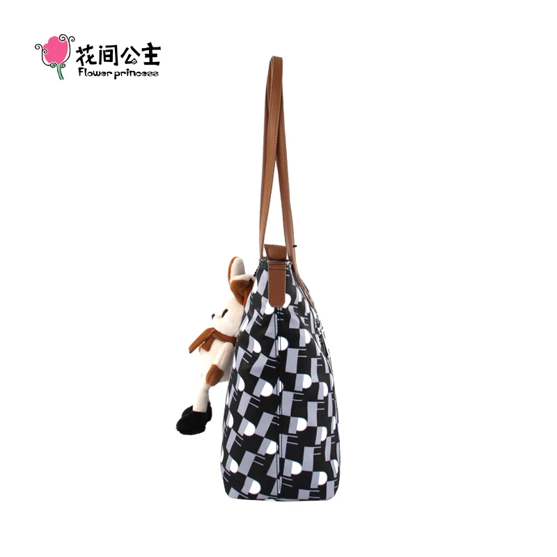 Flower Princess Women's Bag Fashion Bags New 2024 Trend Cute Designer Female Handbags Shoulder Large Big Tote Bags for Women