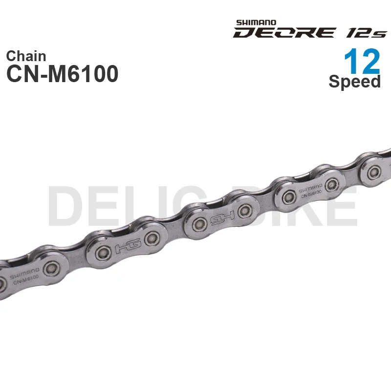 

Original SHIMANO DEORE M6100- 12-Speed Bicycle Chains CN-M6100- HG - MTB Chain 116/124L with Quick Link