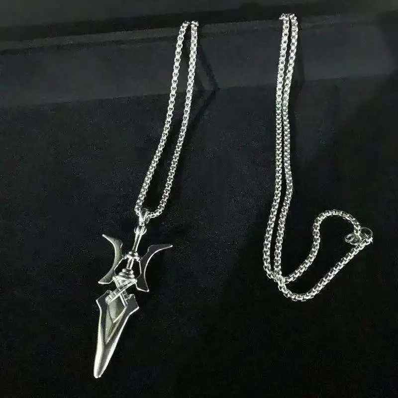 Misa Amane Halberd Pendant Necklace - Anime Cosplay Jewelry Gift