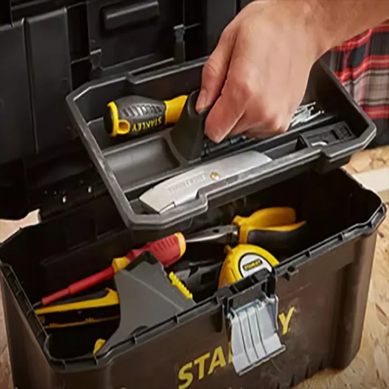 Rigid Plastic Portable Hardware Storage Tool Box Multifunctional Industrial Grade Workshop Tools Packaging Household Parts Box 3