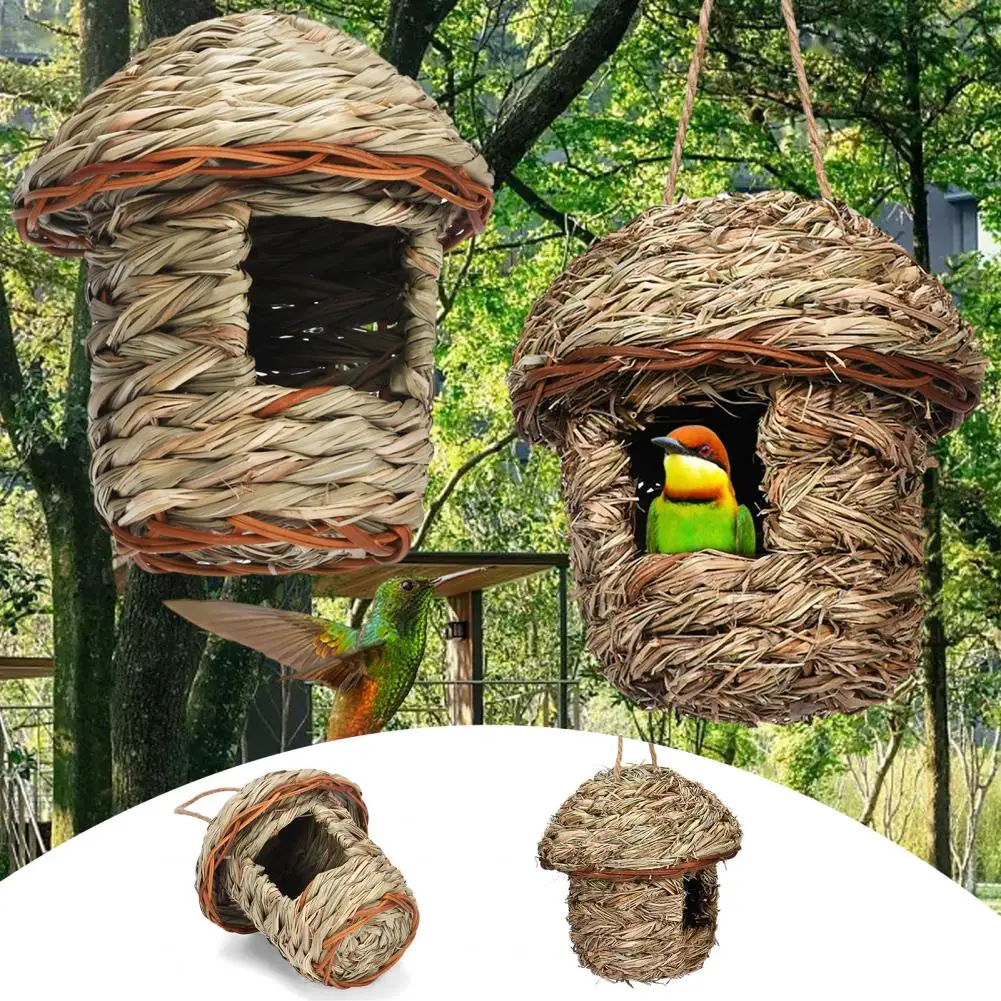 Bird House Creative Breathable Parrot Hanging House Outside Supplies