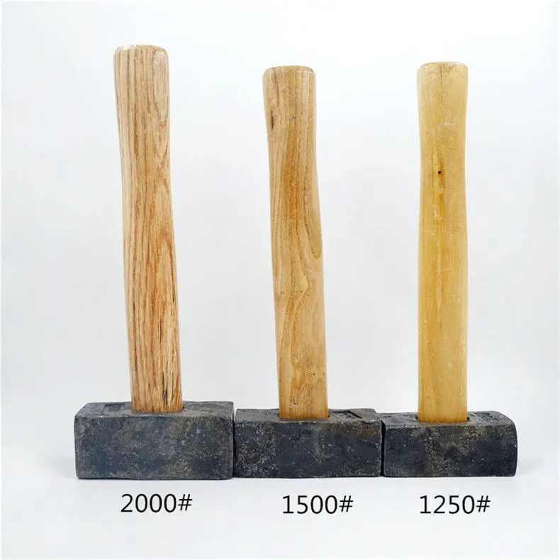 Stone hammer, square head, square head, wooden handle, heavy-duty wall smashing and wall dismantling, multifunctional 2