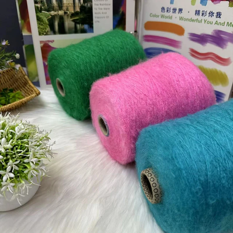 1 Regiment Of 500 Grams Of Ultra-Soft Mohair Wool Close To The Body Without Sticking Hand-Knitted Scarves Sweater Yarn 4
