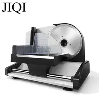 Electric Slicing Machine Multi Slicer Meat Fruit Mutton Ham Stainless Steel Blade 0-15mm Thickness Adjustable Bread Toast Cutter 1