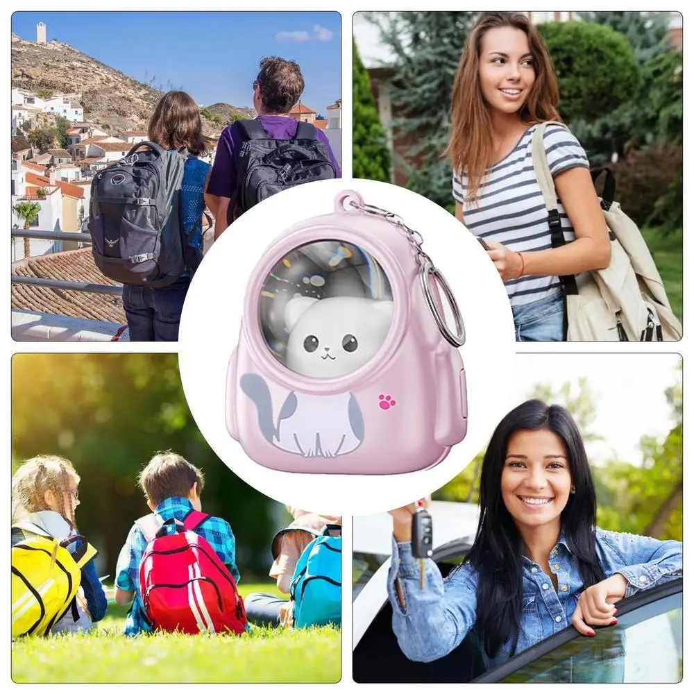 Animal Keychains Light up Animal in Backpack Key Ring with Light Led Light Keychain Purse & Backpack Keychain Hang Ornaments
