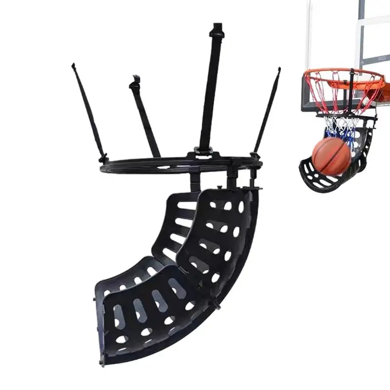 Ball Returning System Basketball Hoop 360 Degree Rotatable Rebounder and Returner Ball Return Supplies Strong Load-bearing