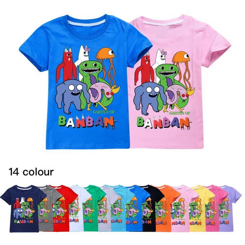 

Children Garten Of BanBan 3D Print T Shirt Boys Girls Cartoon Tshirt Toddler Kids Anime T-shirt Clothes Summer Tee Tops Camiseta