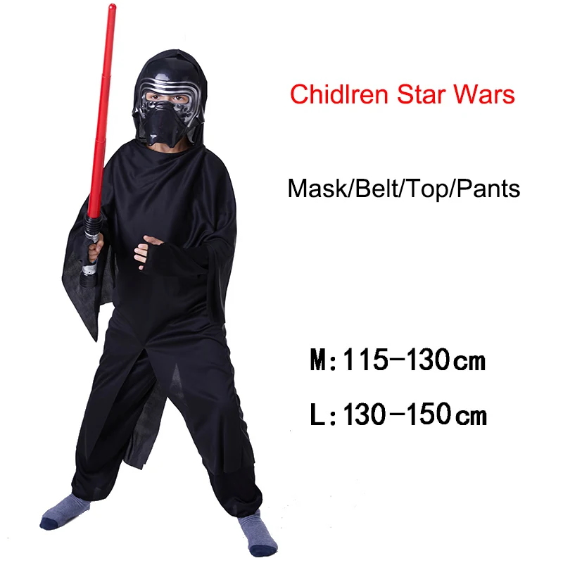 Disfraz de Cosplay de Star Wars para adultos y niños, ropa de Darth Vader,  Guerrero Negro, soldado blanco, Alien, Halloween - AliExpress