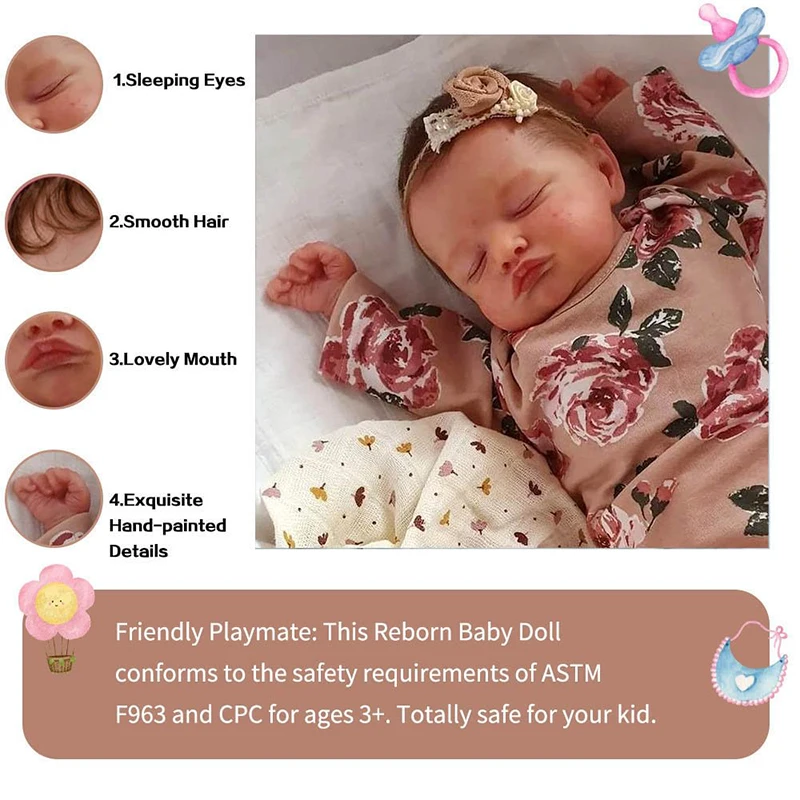 17 Inches Levi Reborn Baby Doll Boy Girl Bebe Reborn Real Doll Full Vinyl  Newborn Washable Finished Dolls Kids Dolls - Reborn Dolls - AliExpress