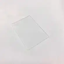 

Size 55x90x2mm With Round Chamfer Fused Silica Quartz Glass Plate JGS2