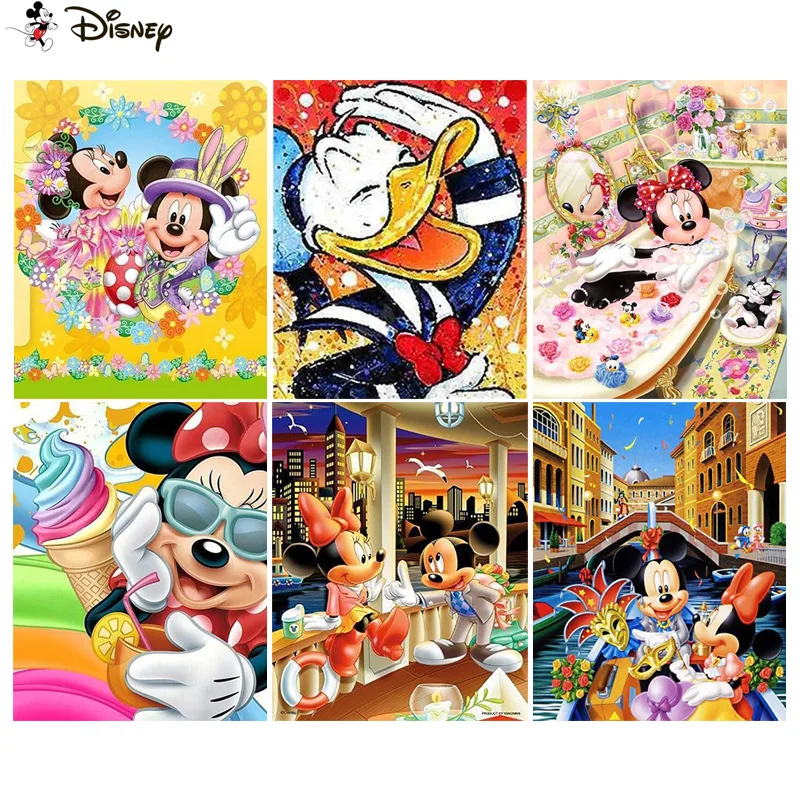 

Настенная картина «Микки Маус» из мультфильма Disney, настенные постеры и принты в скандинавском стиле для украшения гостиной