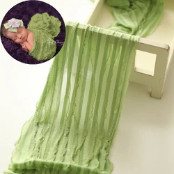 Stretch Lace Wraps Newborn Photography Props Infant Ruffle Fabric Posing Swaddle Accessories For Baby Bebe Shooting First Photo