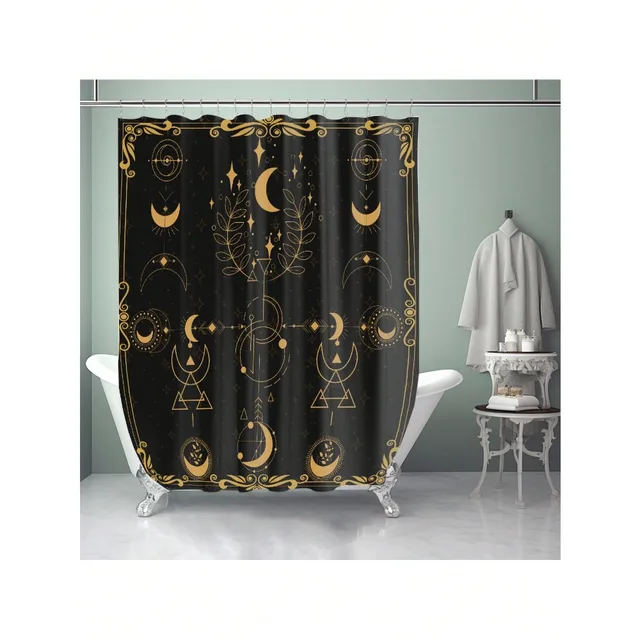 Moon Pattern Bathroom Set 4