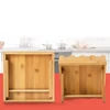 Glass Storage Jars with Bamboo Bracket, Seasoning Tank, Sealed Glass Bottle, Kitchen Bottle, 50ml, 12 Units 4