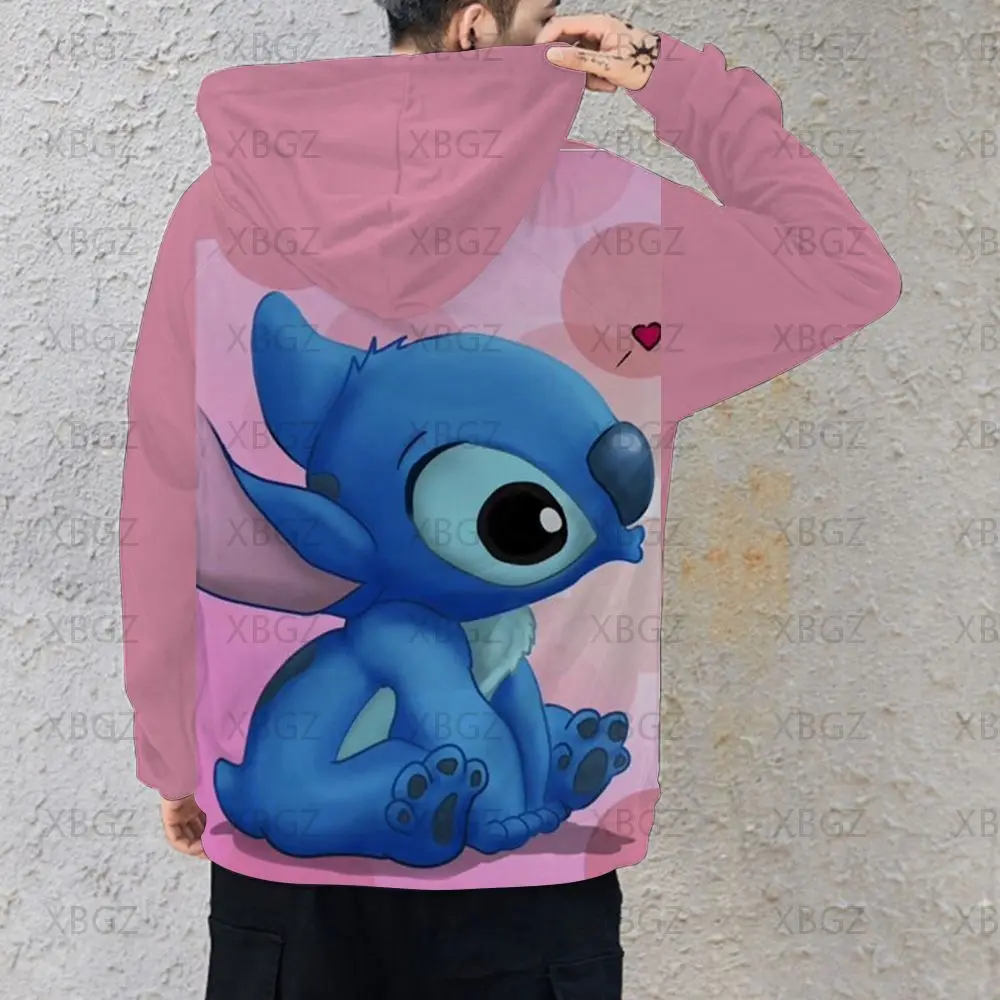 thumbnail image 1 of Disney-Sudadera con capucha de Minnie Mouse para mujer, ropa de pareja, Sudadera con capucha Y2k, sudadera con estampado, Top de moda para hombre y mujer, 1 of 3
