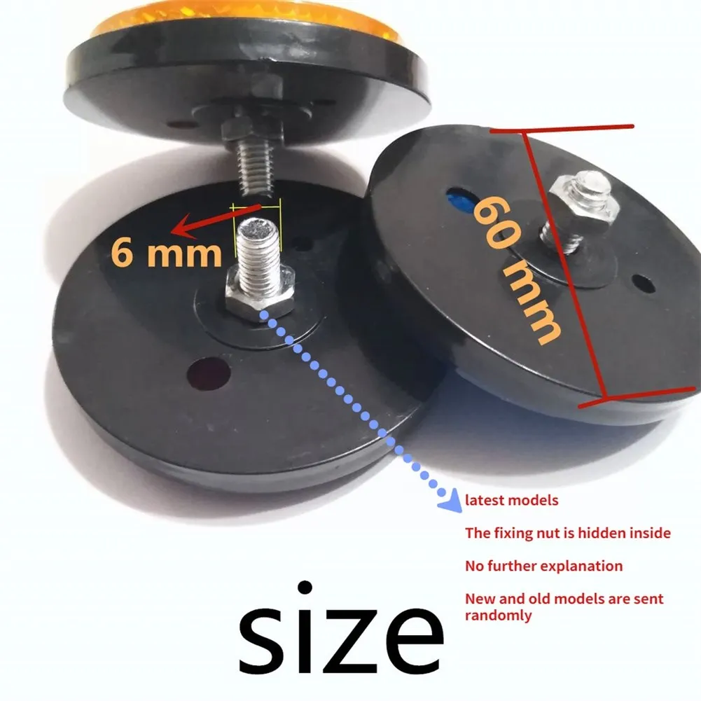 Circular Reflector Car Universal Trucks Motorcycle Night Reflector Safety Refraction Light MOTO Lighting Parts 2pcs motorcycle accessories car led lights night reflector