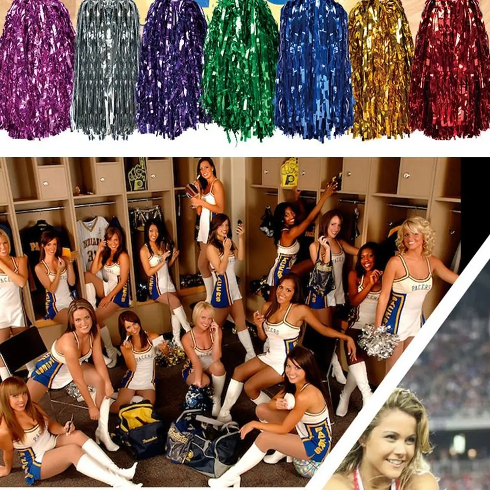 handle Dress Costume Fancy Cheerleading Cheering Ball Club Sport Supplies Dance Party Decorator Cheerleader Pom Poms