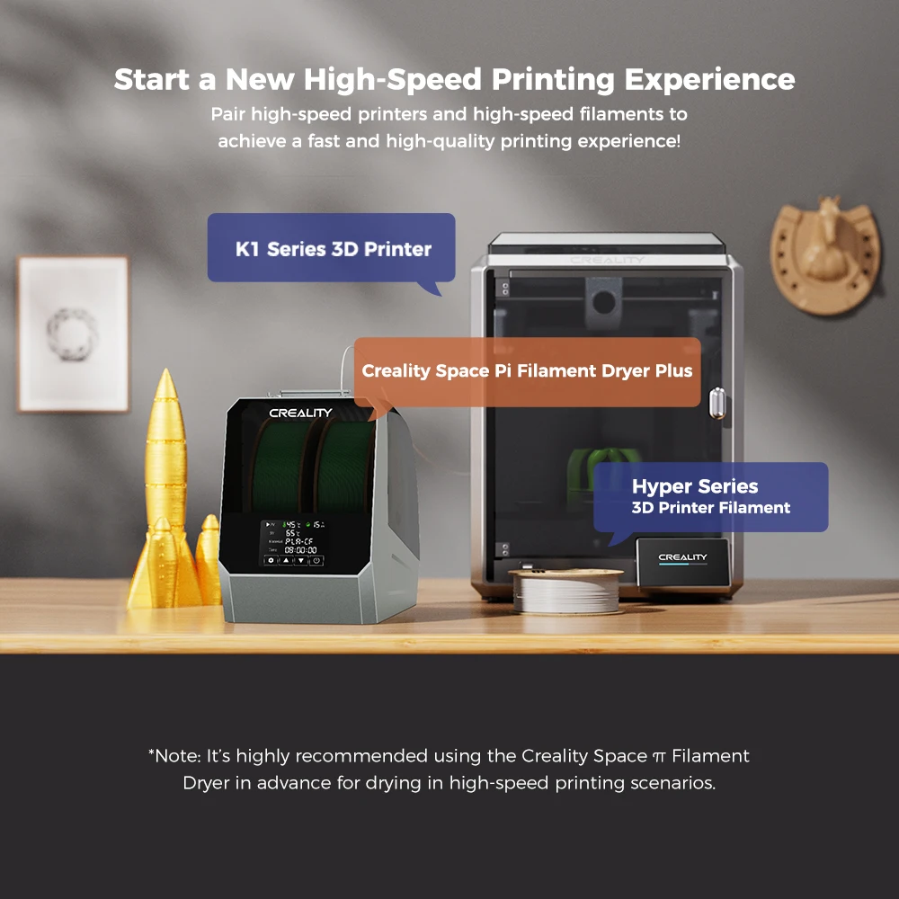 Creality Space Pi Filament Dryer Plus 3D Printer Upgraded Filament