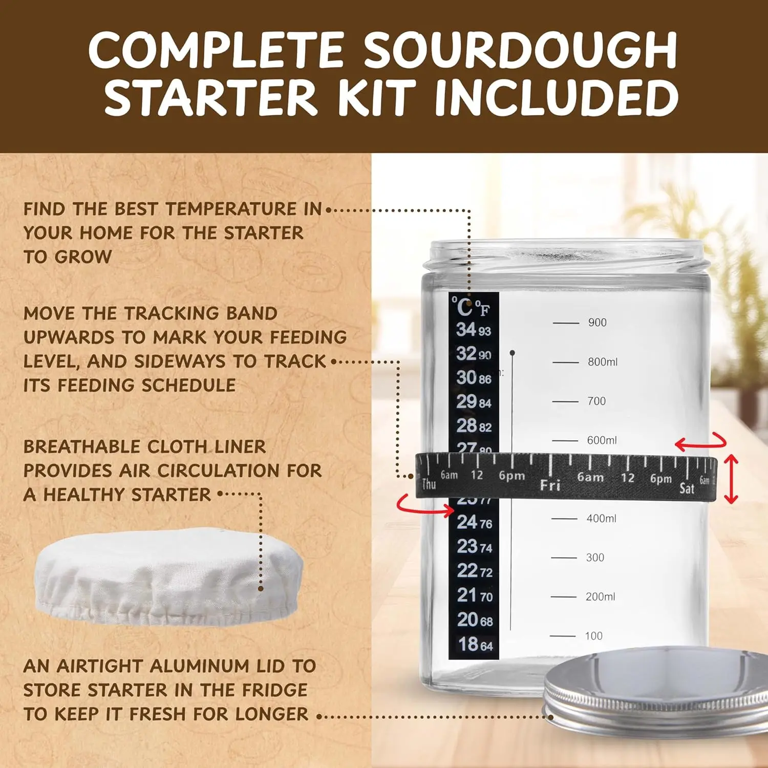 Sourdough starter kit image 4