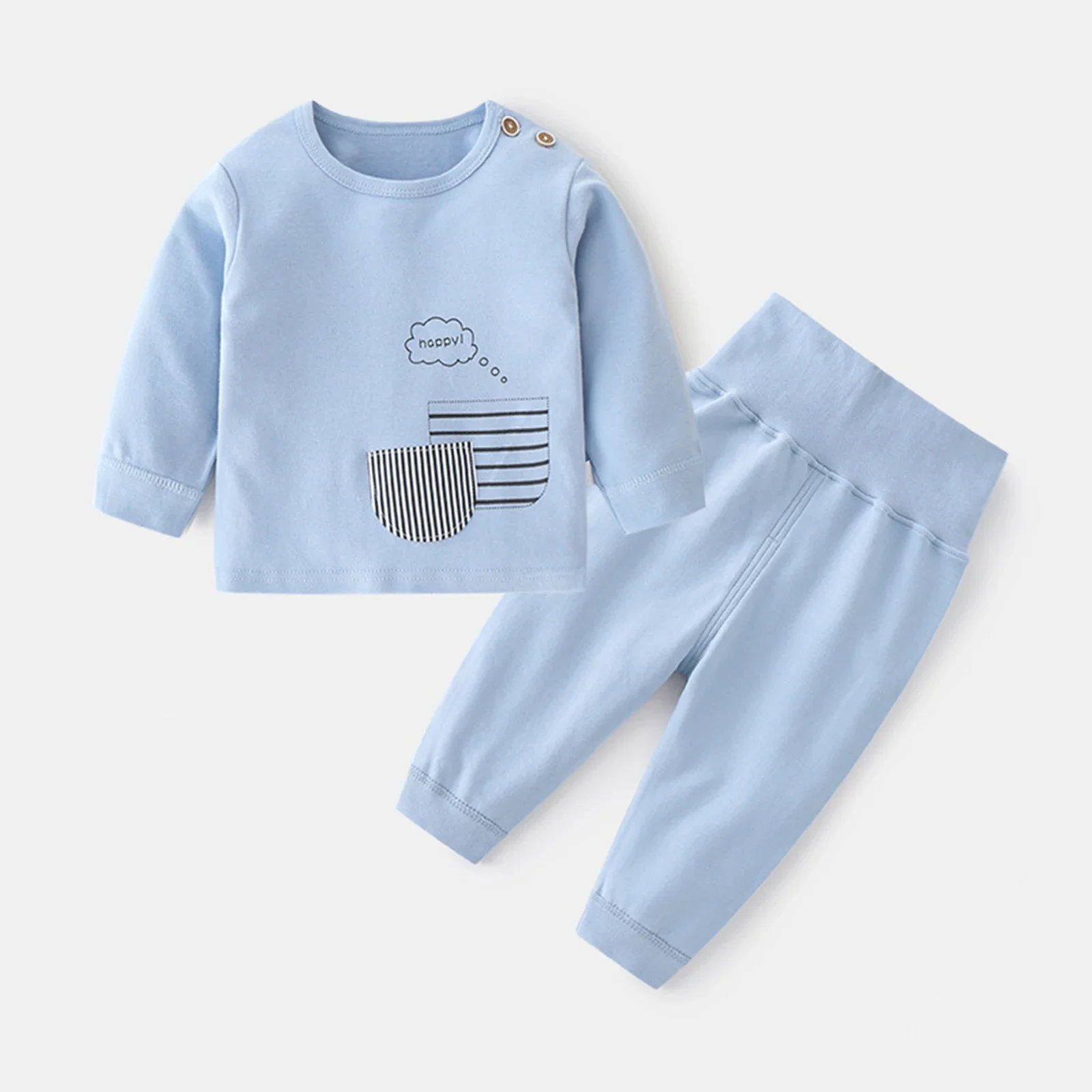 Autumn Winter Infant Clothing Sets Cotton Newborn Boys Girls Clothes Baby Underwear Newborn Baby Kids Pajamas Suits