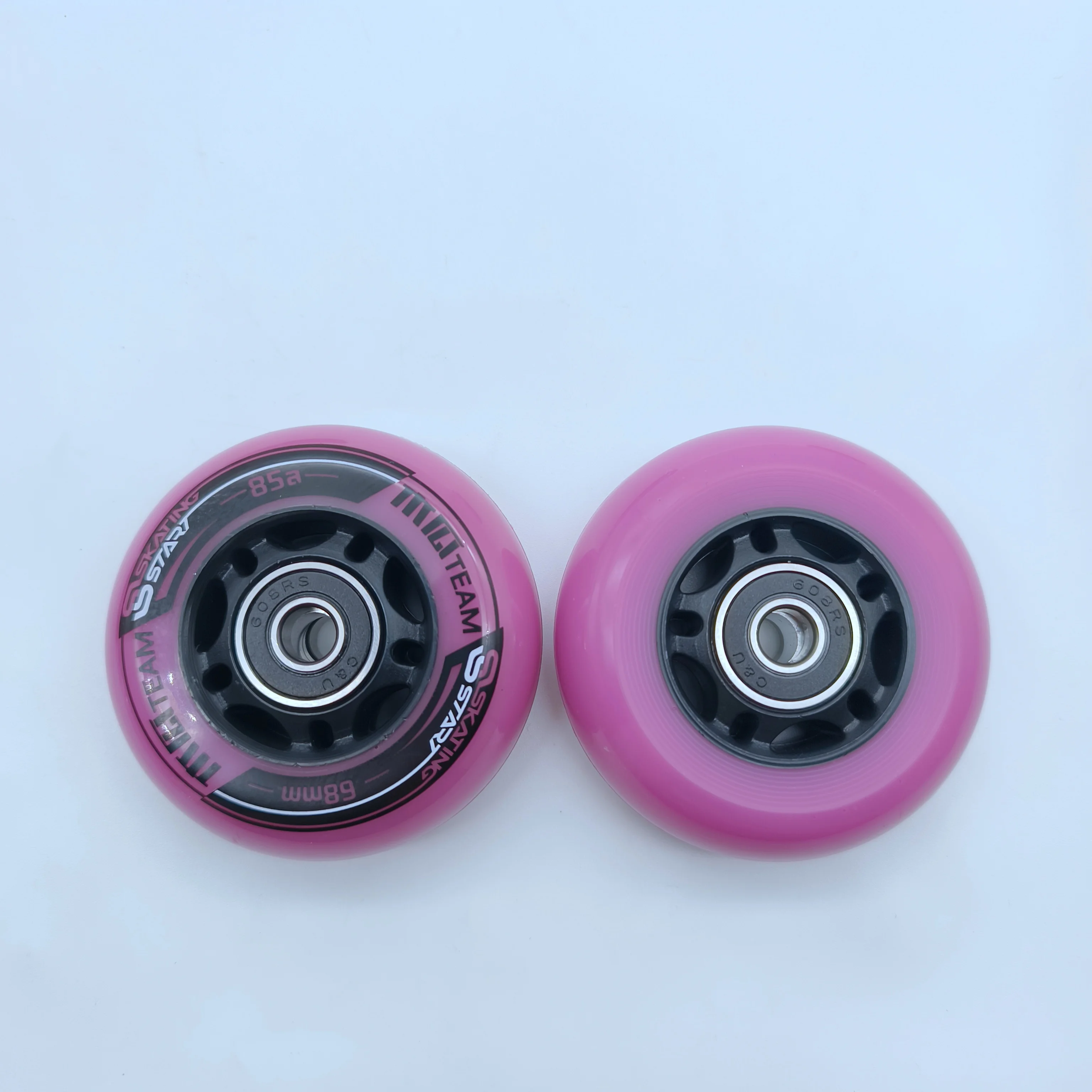 68mm Inline skate wheel thickness 24mm hardness 85a high rebound 8 wheels/lot roller skating wheels