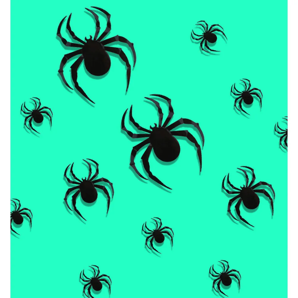 Halloween New 3D Black 16 pieces per pack Stereoscopic Bat Wall Stickers Decoration_voghion.com
