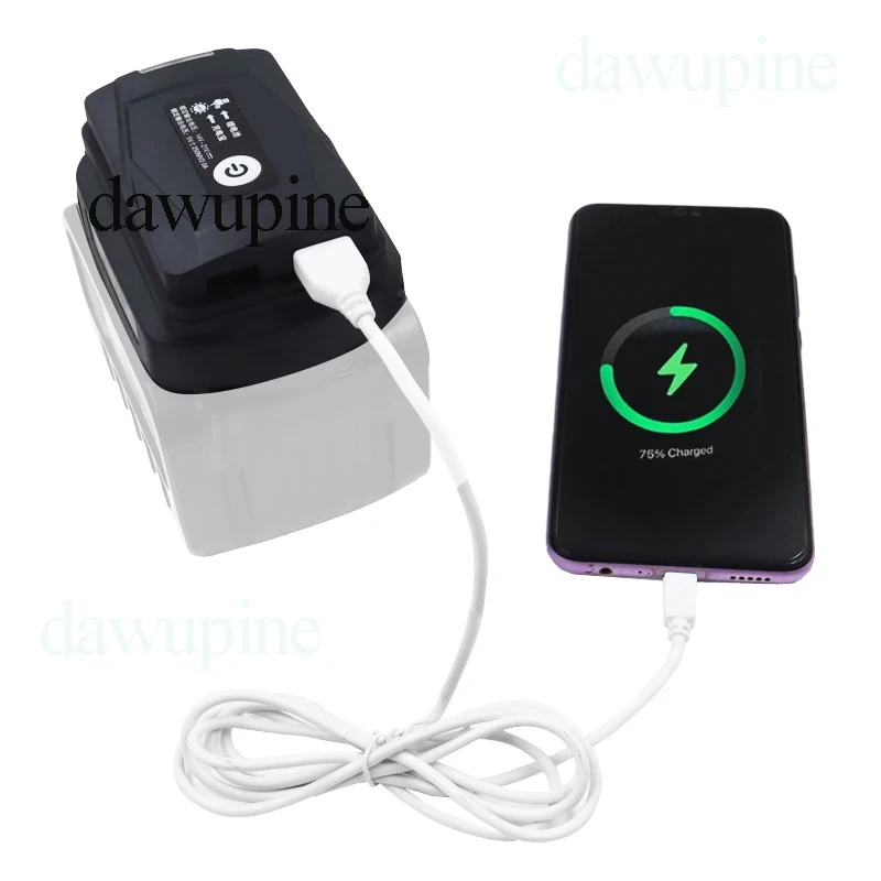마키타 18V USB 포트용 리튬 이온 배터리 케이스 어댑터, 보조 배터리, 휴대폰 충전기, LED 작업등, 변환 램프, 손전등