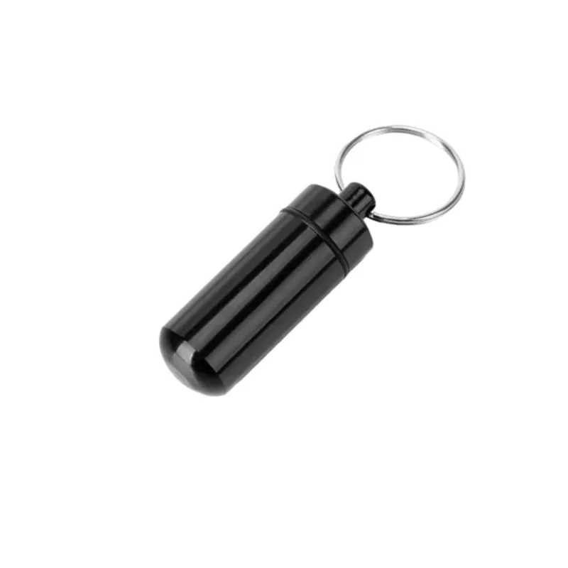 Compact Waterproof Aluminum Pill Organizer and Storage Container