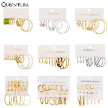 

Butterfly Hoop Earrings Set for Women Snake Pearl Drop Earring Big Circle Ear Ring Boho 2021 Trend Party Jewelry aretes de mujer