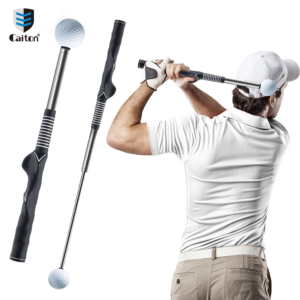 Retractable Golf Swing Training Aid, Golf Grip Trainer & Golf
