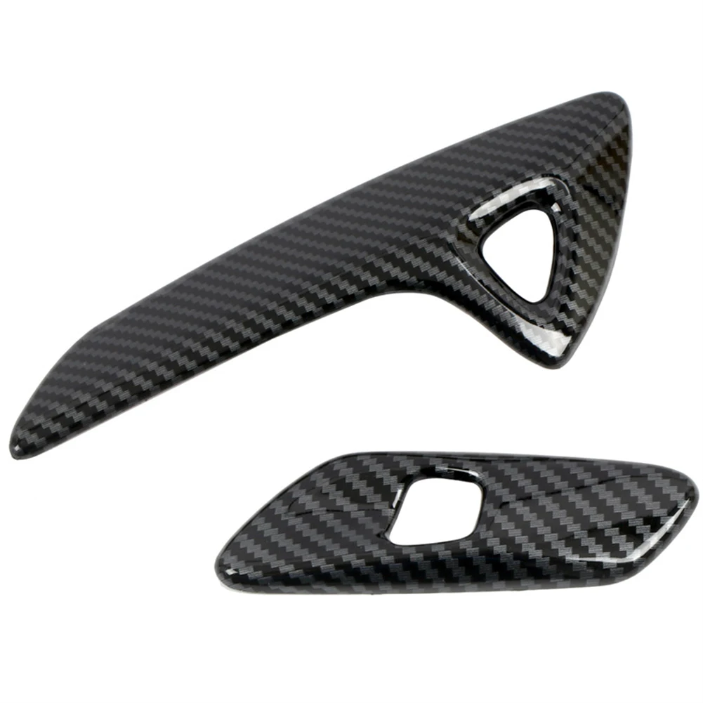 

Premium Carbon Fiber Material, Interior Door Handle Molding Cover Trims for Corvette C7 2014 2018, Easy to Apply, Durable