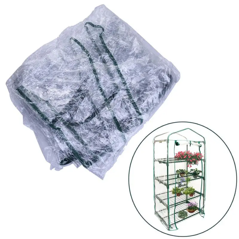 

Green House Cover Outdoor For Garden Gardening Warm Waterproof Greenhouse Clear Plant Greenhouse PVC For Home Outdoor Plant