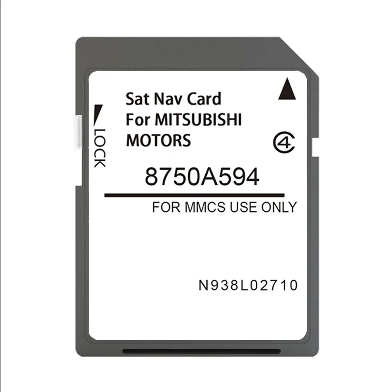 Mitsubishi Outlander ASX Lancer Pajero L200 네비게이션 SD GPS 카드 유럽 영국의 새로운 지도 버전 안개 방지 기능 포함 무료 배송