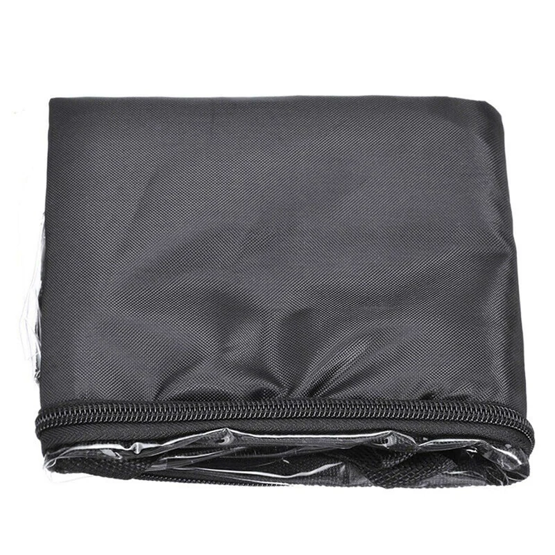 Retail 4X Large Clear Holds DVD CD Storage Holder Easy Zip Closure Carry Bag Organizer