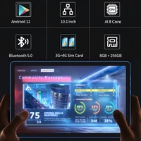 Original BDF P60 Tablet Pc 10.1 Inch 8GB RAM 256GB ROM Android 12 Octa Core 3G 4G LTE Internet WiFi Internet BT Global Version 2