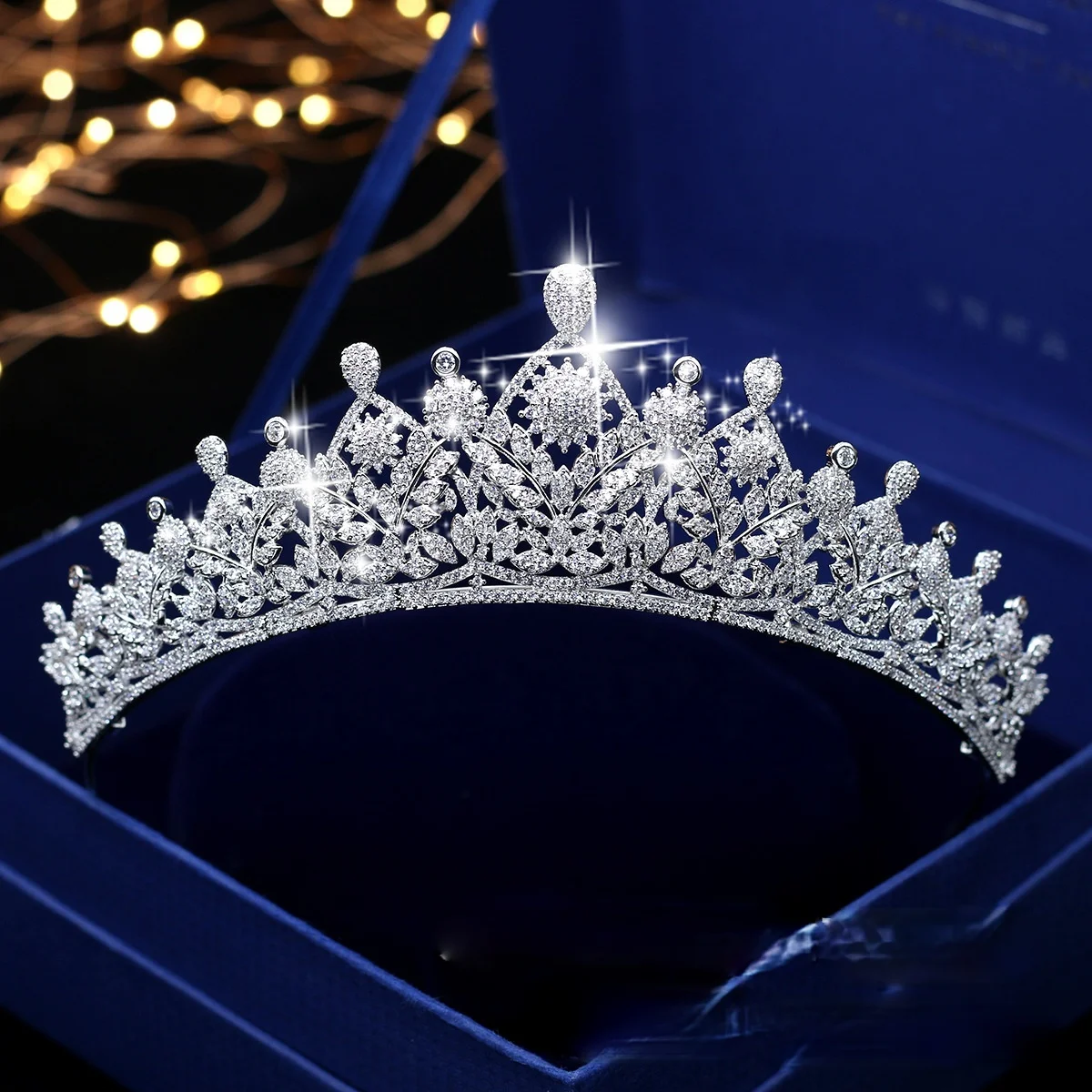 

Full Zircon Crown Birthday Gift Award Crown Dress Wedding Dress Accessories