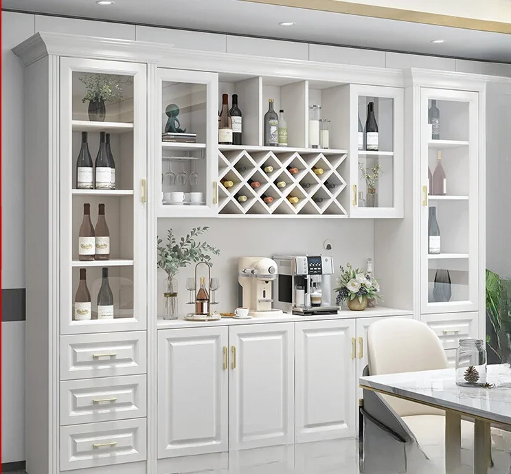 

Living Room Wine Wall Modern Simple Sideboard Cabinet Combination