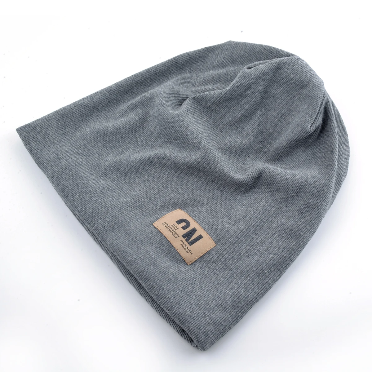 Men's Fashionable Autumn Knitted Beanie - Casual Outdoor Solid Color Skullcap