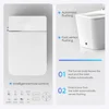 Smart Toilet, Tankless Toilet with Foot Touching Lid Opening, Auto Lid Closing and Flushing, Digital Display, Toilet Smart 2
