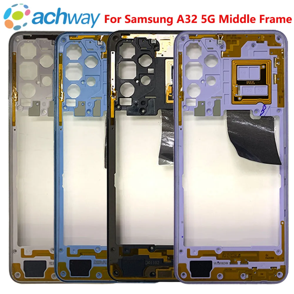 

For Samsung Galaxy A32 5G middle frame Front Bezel Frame Housing Case For Samsung A32 5G Middle frame Replacement Parts