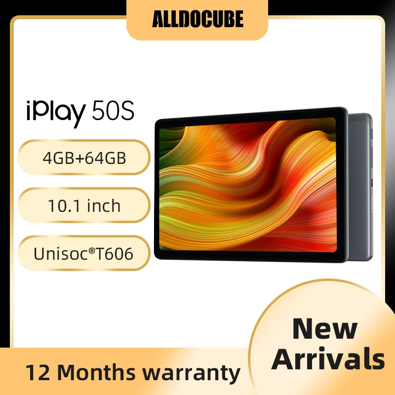 

Alldocube iplay 50S смартфон на Android 12, восемь ядер, экран 10,1 дюйма, 4 Гб + 64 ГБ