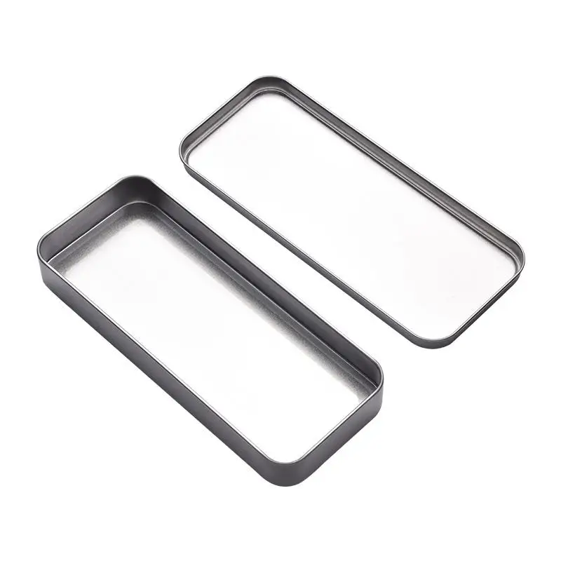 Metal Lápis Lata Caixa com Folha de Alumínio Sublimação Blanks Escola e Escritório Estacionário 10 Pcs por Lote - Imagem 4