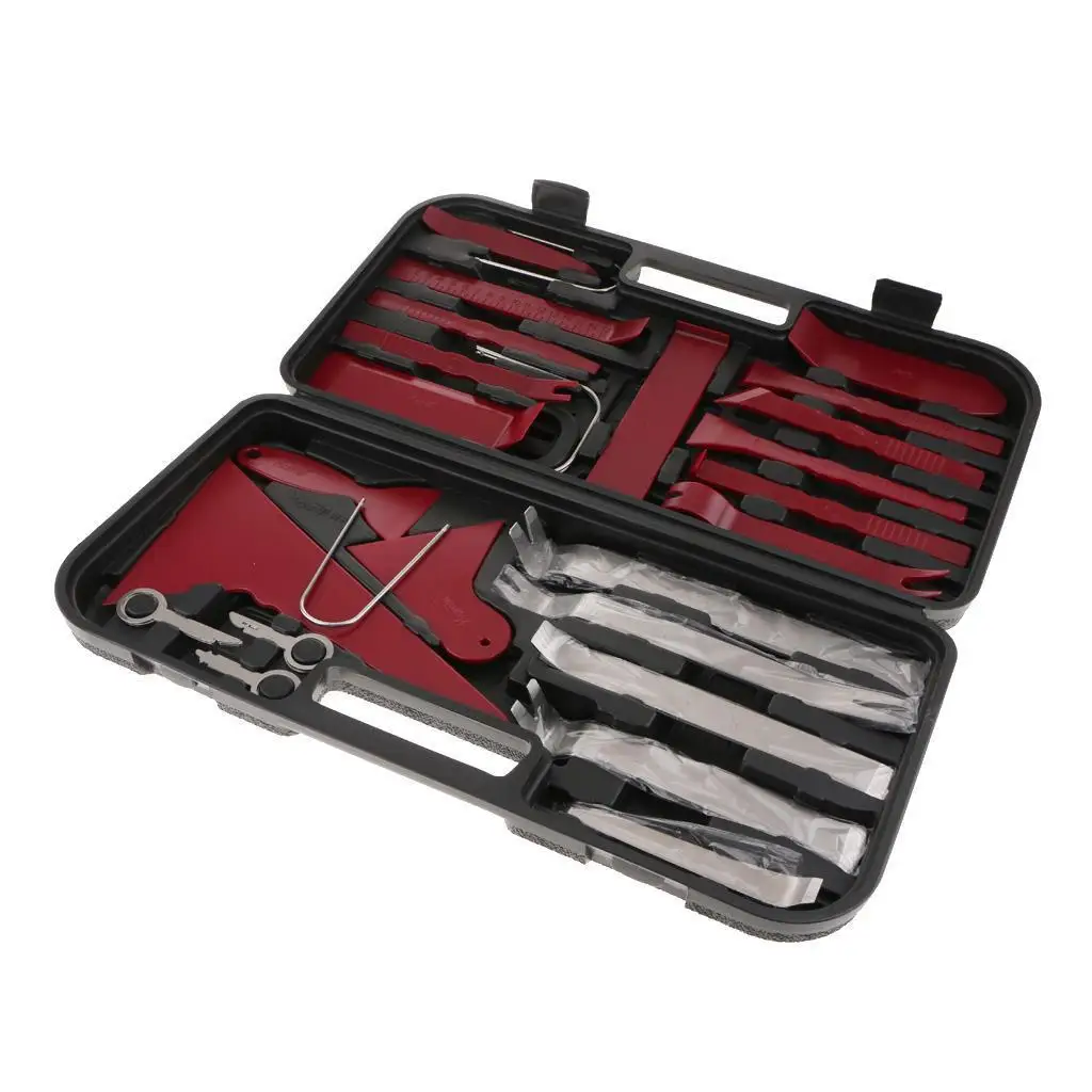 Car Interior Panel Pry Remove Stereo Refit Tool With Case 36Pieces/Set