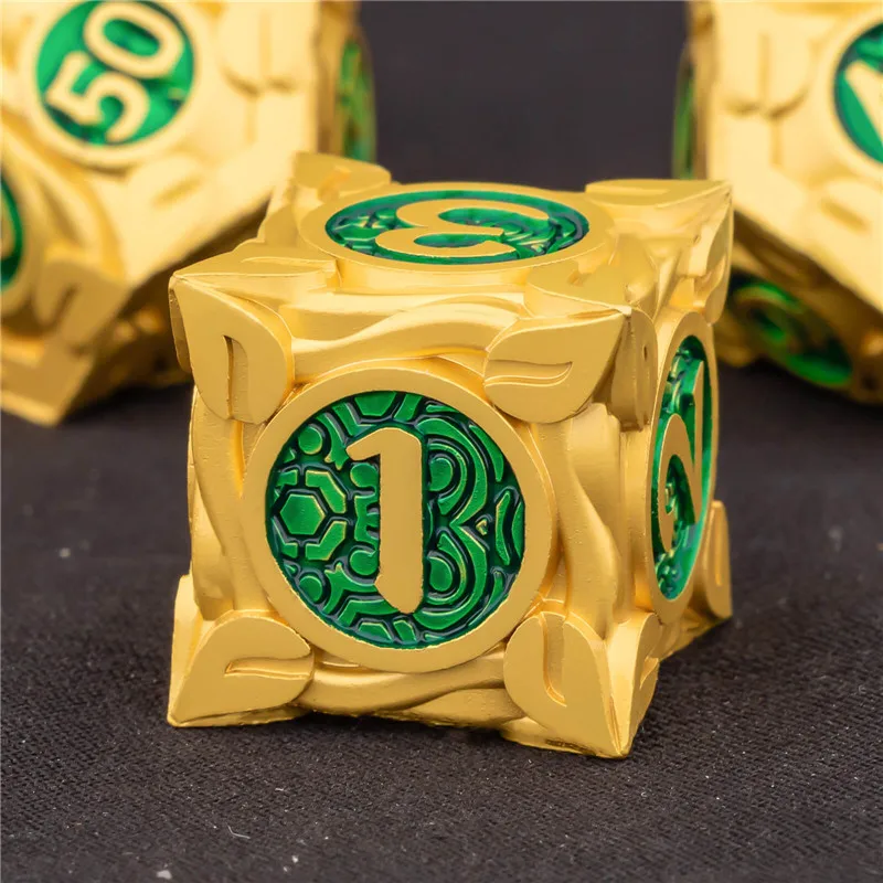 

KERWELLSI Tree Root Dnd Metal Dice Set D&D, D+D Polyhedral Dice For D dnd D Dungeon and Dragon Pathfinder Role Playing Game Dice