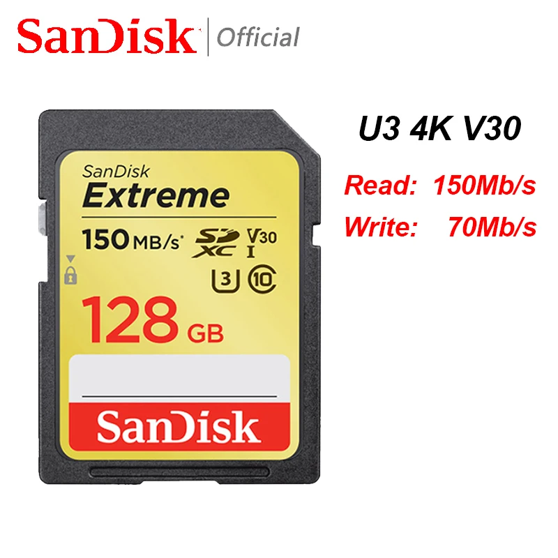 SanDisk-Ʈ  SD ī 8GB 16GB 32GB SDHC 64GB 128GB 256GB SDXC Class10, ޸ ī C10 R80mb/s USH-1 ī޶ 