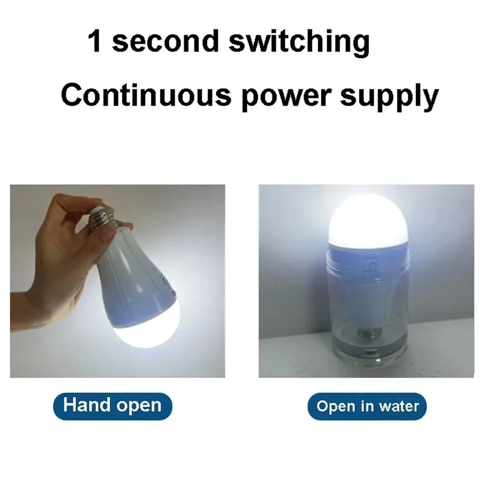 Flicker-Free LED Bulb Light Portable 20W LED Bulb Courtyard Outdoor Power Failure Emergency