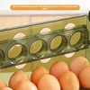 Space-Saver Egg Box With Auto-Flip Design - Freshness-Assured Refrigerator Door Egg Holder, Kitchen Organizer 3